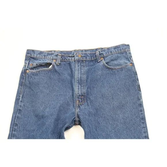 Vintage 80s Levis 517xx Mens 38x33 Distressed Flared Wide Leg Bootcut Jeans USA